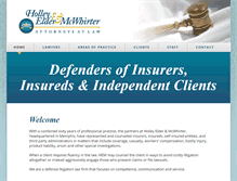 Tablet Screenshot of holleyelder.com